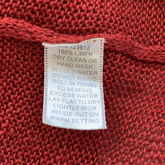 Project split neck linen sweater - Picture 8 of 10